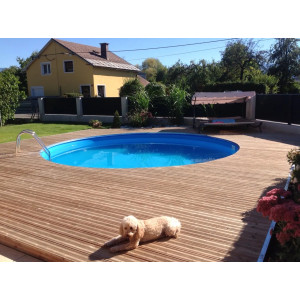 Круглый сборной бассейн Milano (Hobby pool) от 3 до 8м