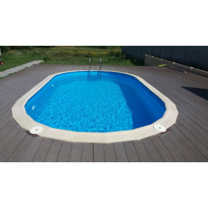 Овальный сборной бассейн Toscana (Hobby pool) от 5,25 до 11м