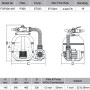 Emaux FSP300-ST33 (4m3/h, d300mm, 19kg) пісочна фільтрувальна станція для басейну