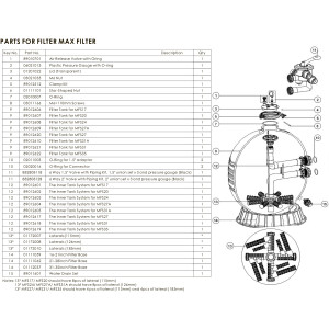 Emaux MFS24 (14m3/h, 600mm, 125kg) песочный фильтр для бассейна