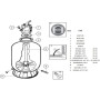 Hayward PowerLine 81103 (10m3/h, d512mm, 100kg) песочный фильтр для бассейна