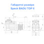 Насос для бассейна Speck BADU TOP II/8 (230V, 8,5m3/h*8m, 0,3kW)