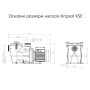 Насос для бассейна Kripsol Koral KSE 100 M IE2 (220 В, 15.4 м3/ч*10m, 1,00kW)
