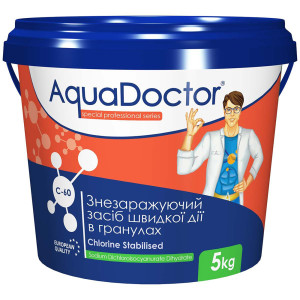 Хлор шок AquaDoctor C-60 5 кг в гранулах