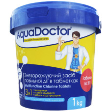 Комбінований хлор тривалої дії AquaDoctor MC-T 1 кг (таблетки по 20 г)