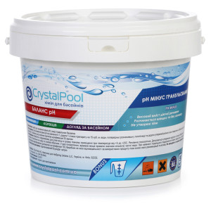 Засіб для зниження рівня pH Crystal Pool pH Minus 5кг (гранули)