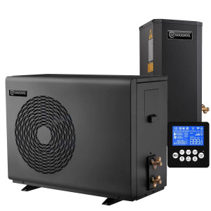Aquaviva Superior Split 9 (9,0 кВт, Wifi) Інверторний тепловий насос для басейну в будинку