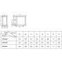 Габаритные размеры теплового насоса Fairland THPR10NP