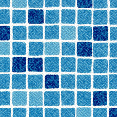 Плівка ПВХ (лайнер) протиковзна Elbe Classic Non-Slip Mosaic Blue 1.65x10m для басейну