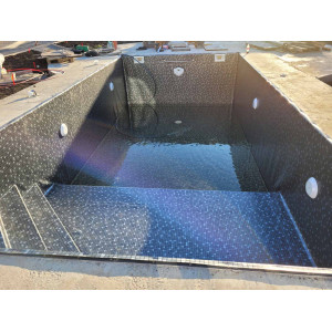 Лайнер ПВХ для бассейна SBG Elbe Silver black 1.65x25m