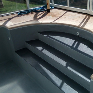 Пленка ПВХ (лайнер) текстурная для бассейна Cefil Touch Reflection Anthracite 1.65x25.2m