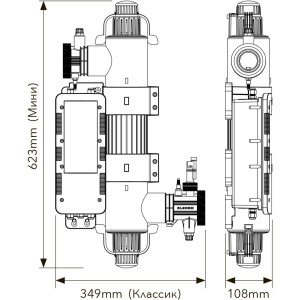 Ультрафіолетова фотокаталітична установка Elecro Quantum Q-35 для басейну