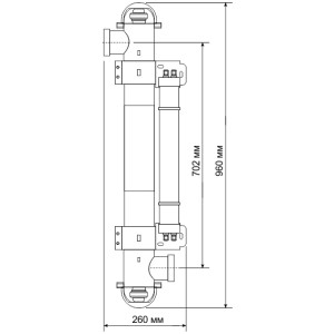 Ультрафіолетова установка для басейну Elecro Steriliser UV-C E-PP-55